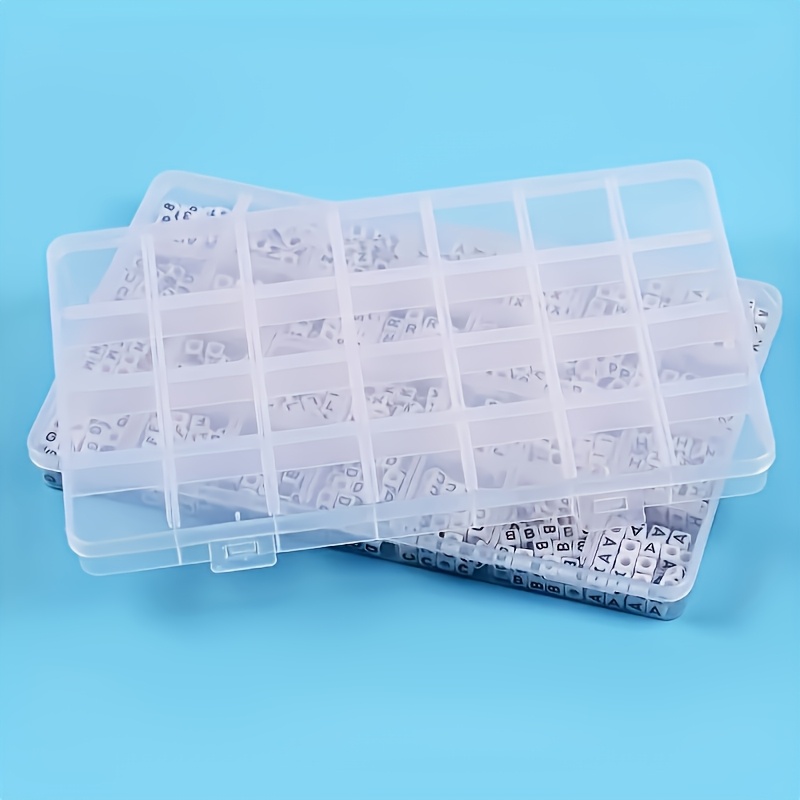 Transparent Plastic Desktop Storage Box for Rings & Earrings